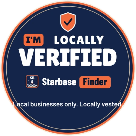 I'm Locally Verified sticker (round, Starbase Finder)